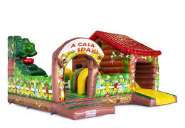 Buy promotional bespoke Spacio Shopping inflatable bouncer at JB Promotions. Order now inflatable advertising bouncy castles in your own corporate identity at JB Inflatables UK