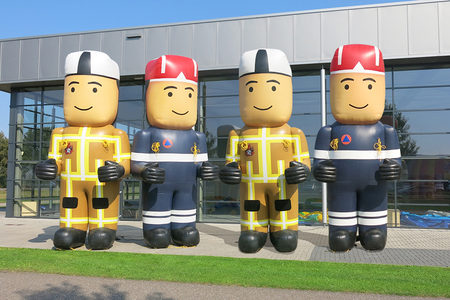 Buy inflatable firefighter dolls product enlargement. Order inflatable product enlargement now online at JB Inflatables UK