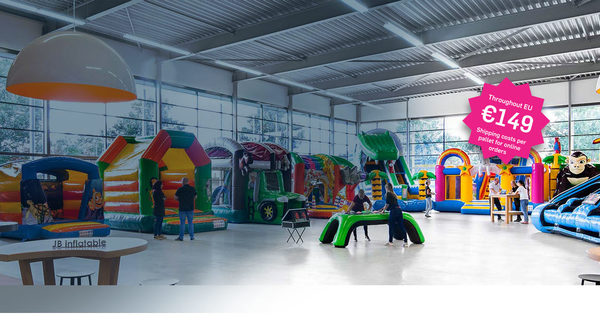 buy all kinds of bouncy castles in different themes and sizes