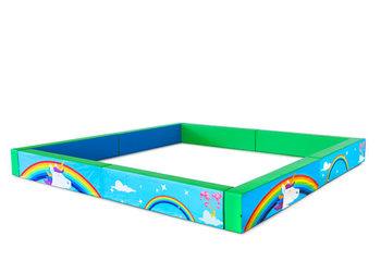Softplay 4 m pool in het thema Unicorn te koop bij JB Inflatables Nederland. Bestel nu online de Softplay 4 m pool Unicorn bij JB Inflatables Nederland