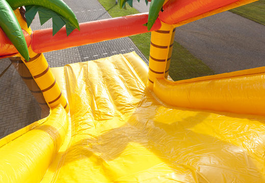 Order a 17 meter wide unique beach themed obstacle course for kids. Buy inflatable obstacle courses online now at JB Inflatables UK