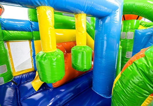 Order medium inflatable dragon bouncy castle with slide for children. Buy inflatable bouncy castles online at JB Inflatables UK