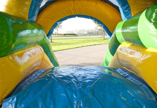 Buy a jungle inflatable indoor bouncer with slide at JB Inflatables UK. Order bouncers online at JB Inflatables UK