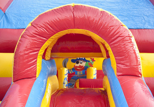 Buy a pirate inflatable indoor bouncer with a 3D object on the roof at JB Inflatables UK. Order bouncers online at JB Inflatables UK