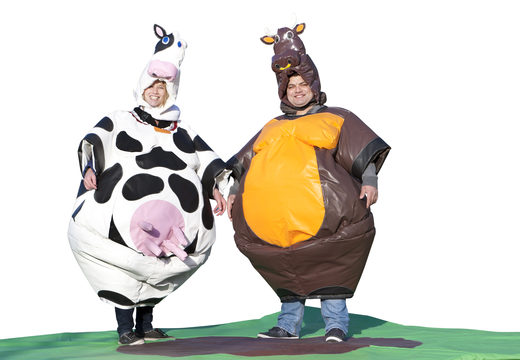 Order inflatable sumo suits in Cow & Bull theme for both young and old. Buy inflatable sumo suits online at JB Inflatables UK