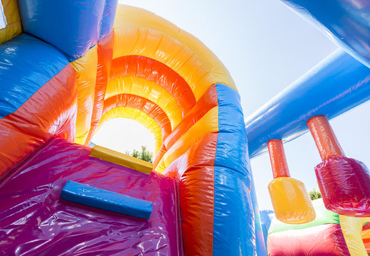 Buy medium inflatable shark bouncer with slide for kids. Order inflatable bouncers online at JB Inflatables UK