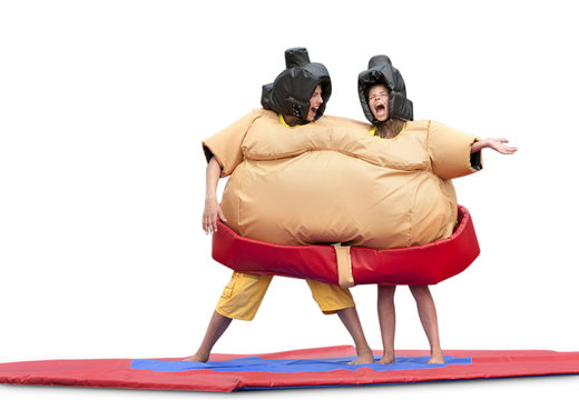 Buy inflatable twin sumo suits for kids. Order bounce houses now online at JB Inflatables America