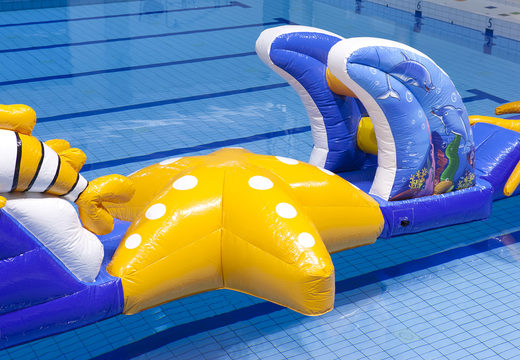 Unique obstacle course underwater world run with fun 3D objects for both young and old. Buy inflatable pool games now online at JB Inflatables America