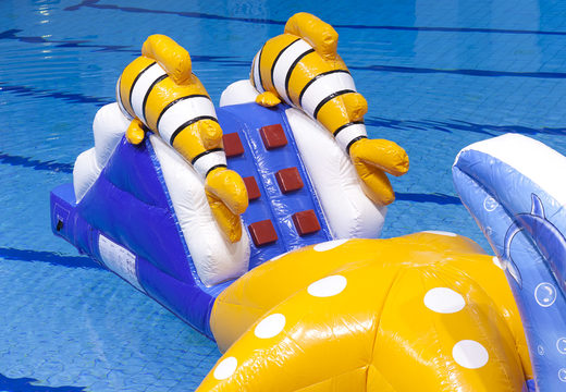 Obstacle course underwater world run with fun 3D objects for both young and old. Buy inflatable water attractions online now at JB Inflatables America