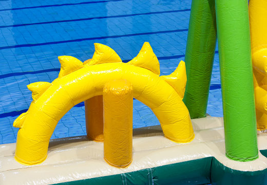 Buy an inflatable crocodile run obstacle course with fun objects for both young and old. Order inflatable obstacle courses online now at JB Inflatables America