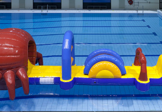 Get spectacular Crab themed Obstacle Run with challenging obstacle objects for both young and old. Buy inflatable pool games now online at JB Inflatables America