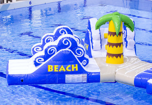 Buy a double inflatable surfer run obstacle course for kids. Order inflatable water attractions now online at JB Inflatables America