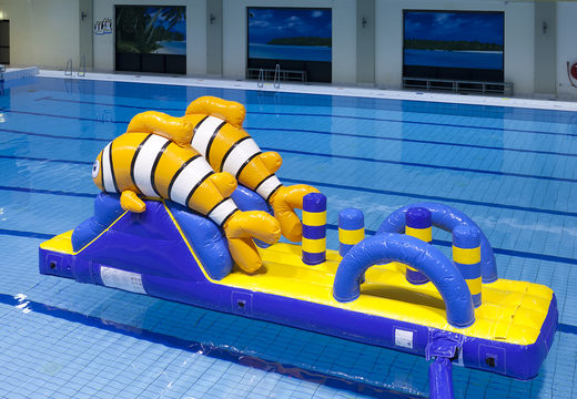 Inflatable nemo run with slide for both young and old. Order inflatable pool games now online at JB Inflatables America