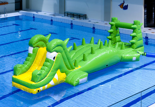 Order inflatable airtight crocodile run for both young and old. Buy inflatable water attractions online now at JB Inflatables America