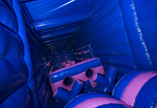 Order inflatable IR Lewton obstacle course in truck theme for both indoor and outdoor. Buy inflatable obstacle courses online now at JB Inflatables UK