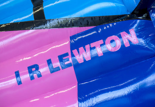 Buy inflatable IR Lewton obstacle course in theme truck for both indoor and outdoor. Order inflatable obstacle courses online now at JB Promotions UK