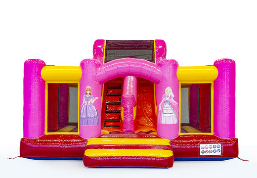 Order inflatable cool slidebox in princess theme for kids. Buy bounce houses online at JB Inflatables America