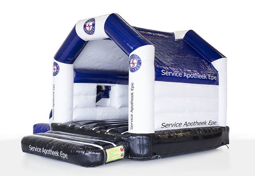 Order promotional inflatable Service Pharmacy - Multifun with slide bouncers at JB Inflatables UK. Request a free design for inflatable bouncy castle in your own corporate identity now