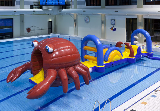 Spectacular Obstacle Run in crab theme with challenging obstacle objects for both young and old. Buy inflatable pool games now online at JB Inflatables America