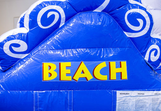 Surfer run inflatable obstacle course in a unique design with funny 3D objects and no less than 2 slides for both young and old. Order inflatable obstacle courses online now at JB Inflatables America