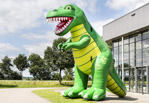 Order a 6 meter high inflatable dinosaur for children. Buy bounce houses now online at JB Inflatables America