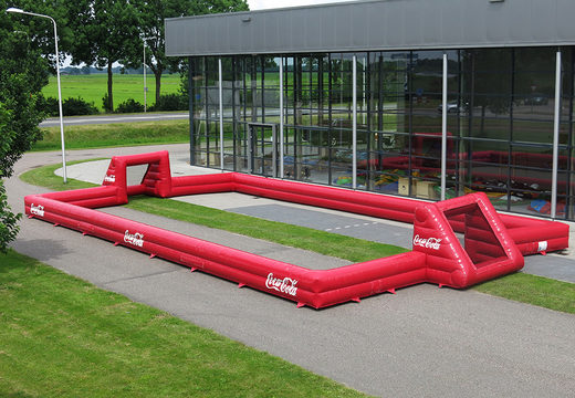 Buy Coca Cola red football boarding for various events. Order football boardings now online at JB Inflatables UK