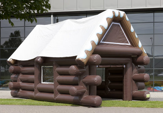 Buy inflatable Aprés Ski Hut with a standard size of 7 by 5 by 4 meters for both young and old. Order inflatable winter attractions now online at JB Inflatables America