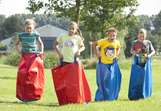 Get red and blue sack race bags for both old and young online now. Buy inflatable items online at JB Inflatables America