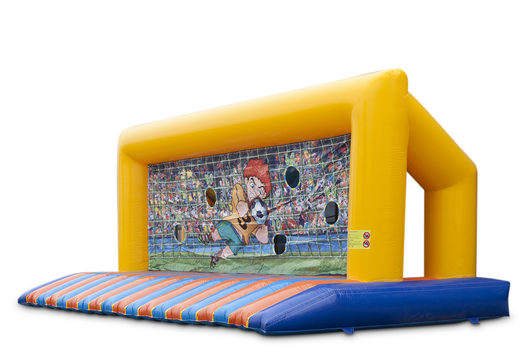 Order a football goal with an inflatable bed for both young and old. Buy inflatable football goal with bed now online at JB Inflatables UK