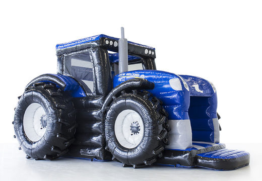Buy online a bespoke new holland tractor bouncy castles at JB Promotions UK. Promotional bouncy castles in all shapes and sizes are fast delivered