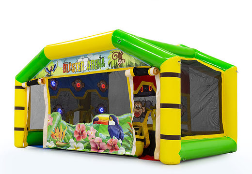 Buy inflatable blaster arena for both young and old. Order inflatable arena now online at JB Promotions UK