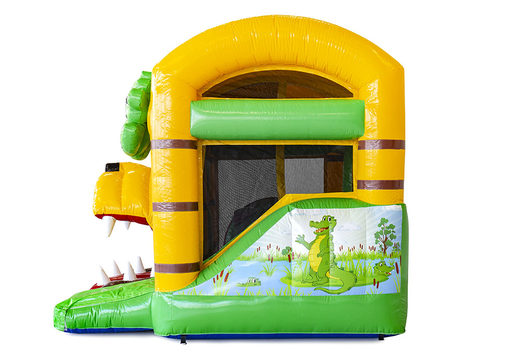 Order mini inflatable jungleworld bouncy castle with slide for children. Buy inflatable bouncy castles online at JB Inflatables UK