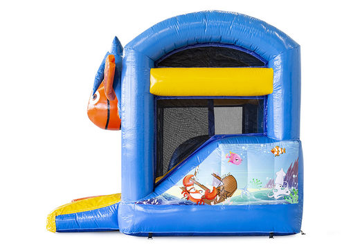 Order mini inflatable nemo bouncy castle with slide for children. Buy inflatable bouncy castles online at JB Inflatables UK
