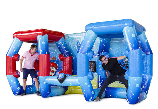 Buy inflatable IPS Ninja Splash with a water sprayer for both young and old. Order inflatable IPS Ninja attractions now online at JB Inflatables America 