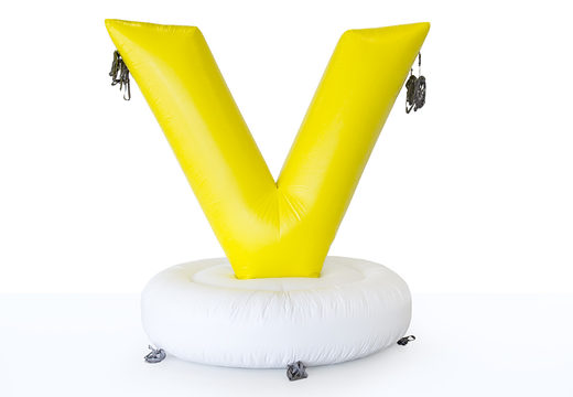 Order Carbon Events inflatable letter-V product enlargement. Buy inflatable blow-ups now online at JB Inflatables UK