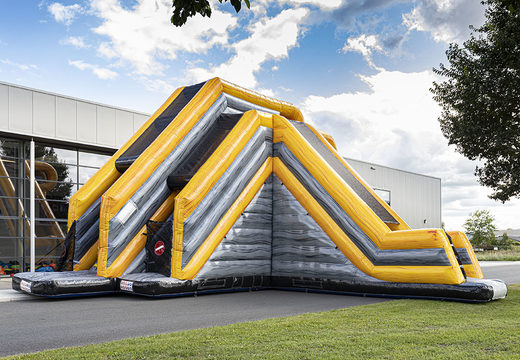 Buy inflatable Base Jump Pro Slide of 4 and 6 meters high for both young and old. Order inflatable attraction now online at JB Inflatables America