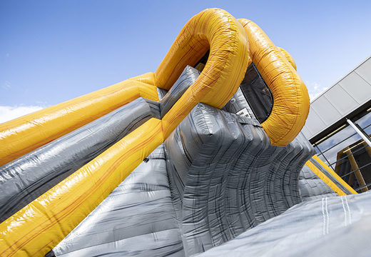 Order large inflatable Base Jump Pro Slide of 4 and 6 meters high for both young and old. Buy inflatable attraction now online at JB Inflatables America