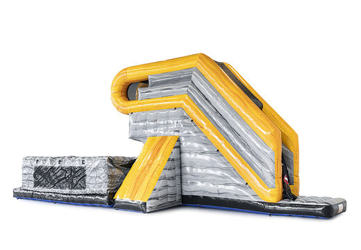 Get inflatable Base Jump City with an extra thick fall mat for kids. Buy inflatable attraction now online at JB Inflatables America