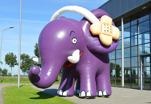 Buy purple elephant eye-catcher online. Order your blow-up promotionals now online at JB Inflatables UK