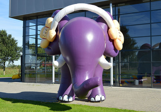Order large purple elephant eye-catcher. Buy 3D inflatables online at JB Inflatables UK