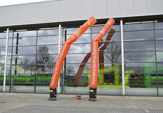 Order custom made UEFA European Championship Women's Football inflatable tube at JB Inflatables UK. Request a free design for an inflatable air dancer in your own corporate identity now