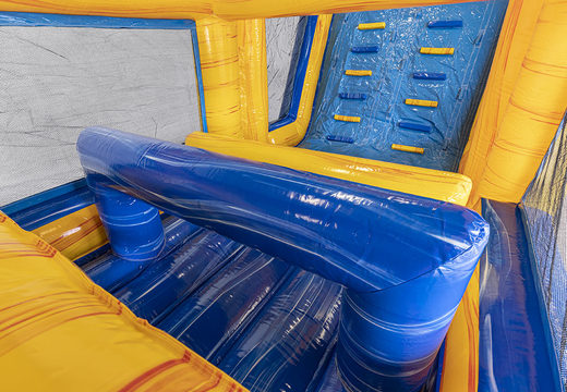 Get your marble themed modular obstacle course with matching 3D objects for kids online. Buy inflatable obstacle courses at JB Inflatables UK