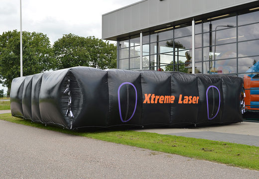 Order custom made inflatable X-treme laser tag arena for both young and old. Buy inflatable arena now online at JB Promotions UK