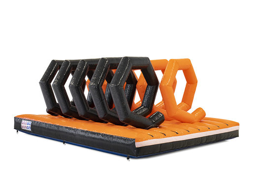 Order inflatable giant modular Spiral Platform assault course for kids. Buy inflatable obstacle courses online now at JB Inflatables UK