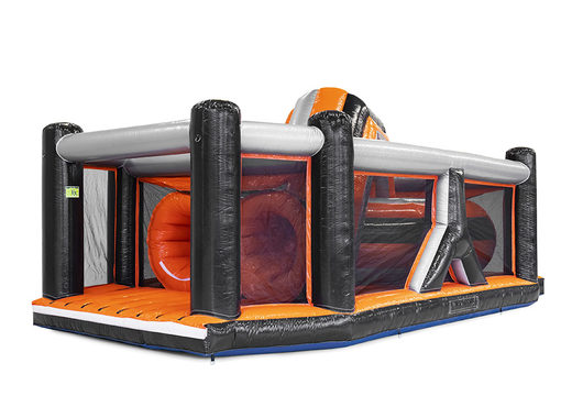Inflatable 40-piece mega Tunnel Twister obstacle course for children. Buy inflatable obstacle courses online now at JB Inflatables UK