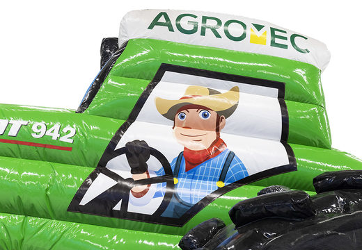 Buy bespoke Agrotec tractor inflatables for promotional purposes from JB Inflatables UK. Request a free design for inflatable bouncy castles in your own corporate identity now