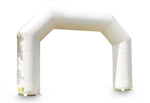 Order a start & finish inflatable arch in white online at JB Inflatables UK. Buy standard race arches in different sizes and colors now