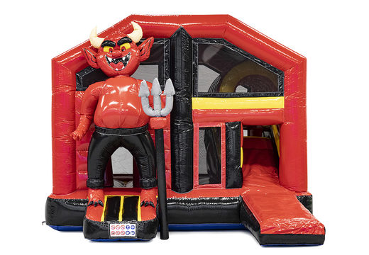 Order custom made Red Devils Indoor Multiplay inflatable in your own own corporate identity at JB Inflatables UK. Promotional inflatables in all shapes and sizes made at JB Promotions