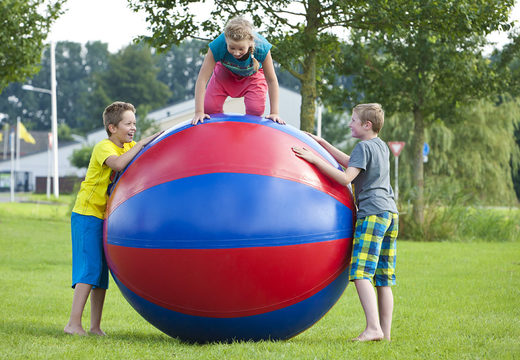 Buy multi-use inflatable 1.5 and 2 meter blue red super balls for both old and young. Order inflatable items online at JB Inflatables America