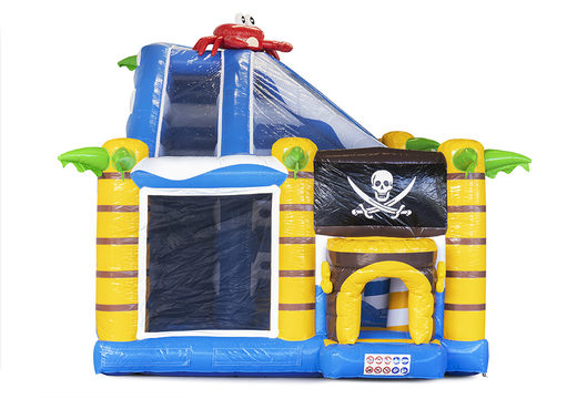 Custom made FPH Drew Gal Marek XXL Multifun bouncy castle suitable for various events. Order bespoke bouncy castle at JB Promotions UK